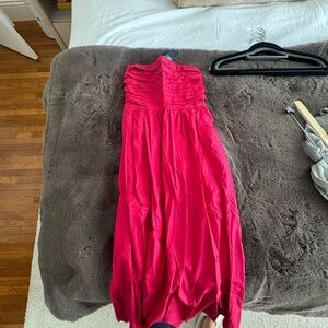 Abercrombie & Fitch Pink Smocked Dress NWT